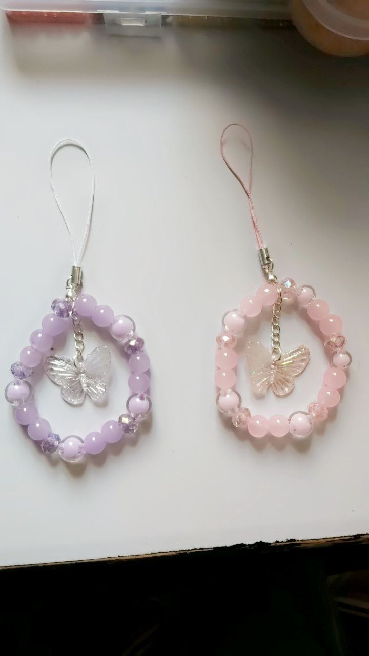 Butterfly phone charm
