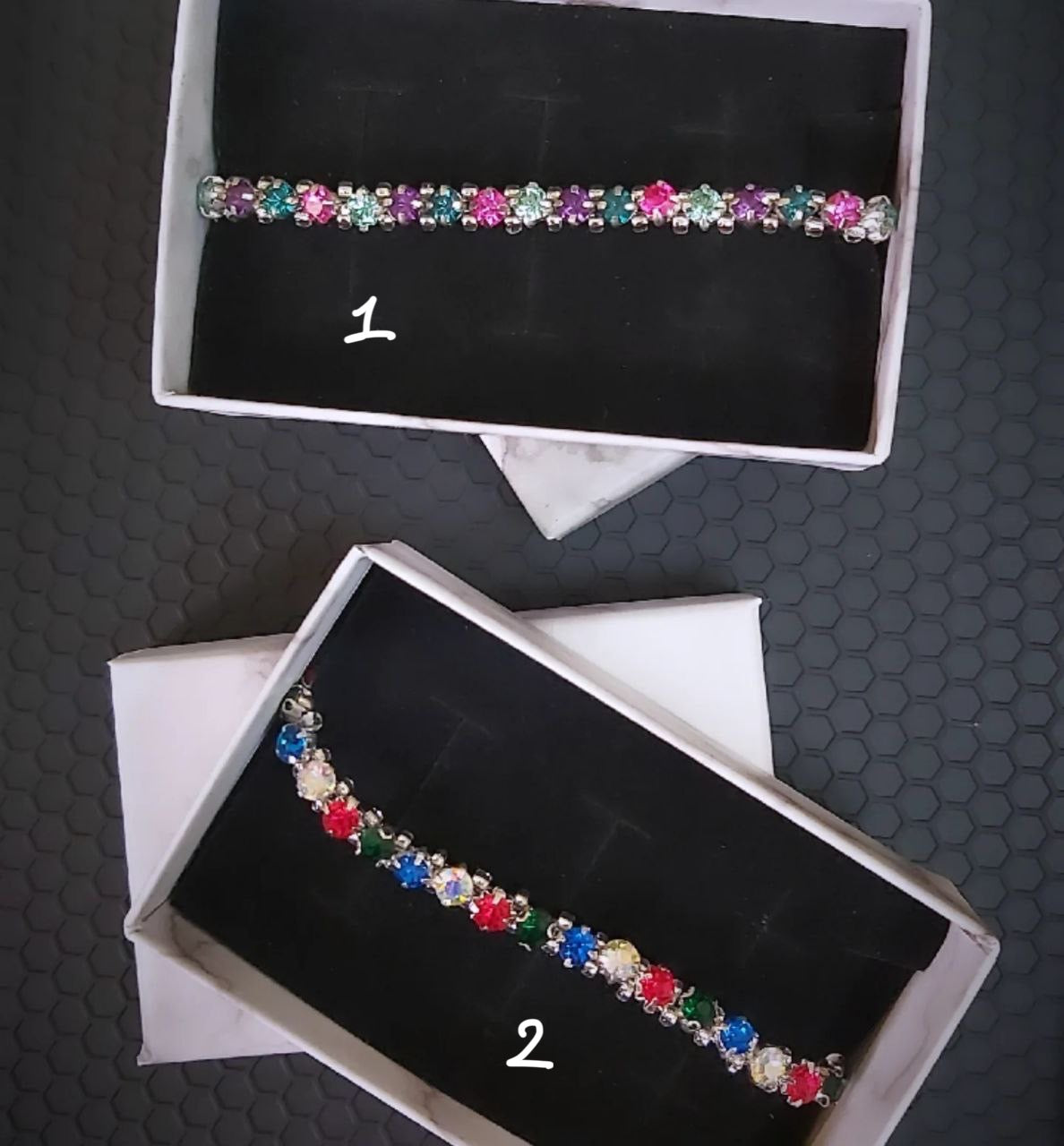 Rhinestone glitter bracelet