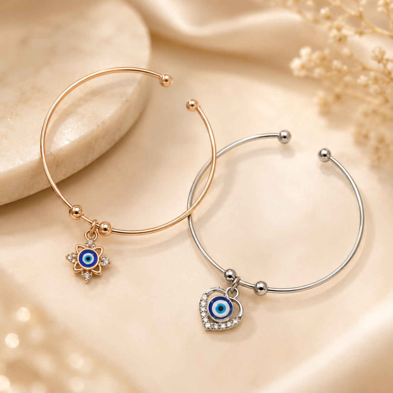 Evil eye bangle