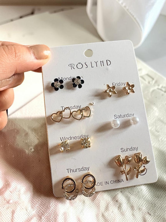 7-days earrings set(5)
