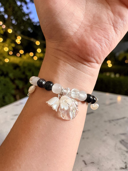 ‘Black beauty’ beaded bracelet