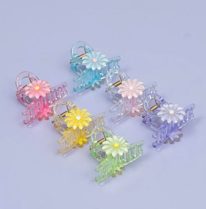 Daisy flower hair claw