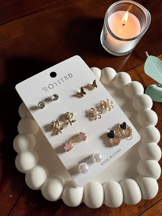 7-days earrings set(4)