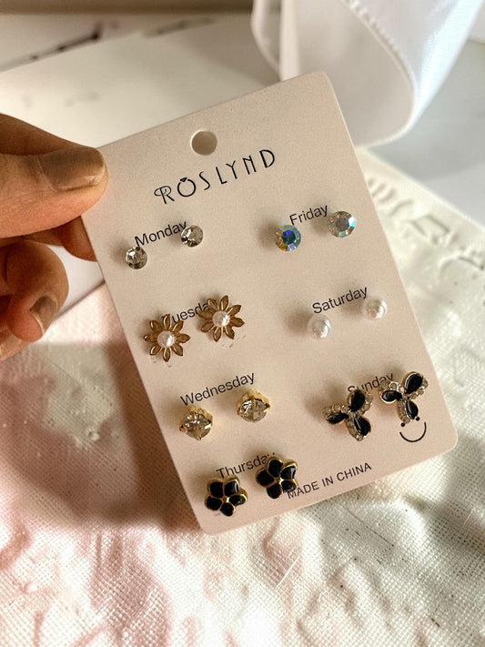 7-days earrings set(2)