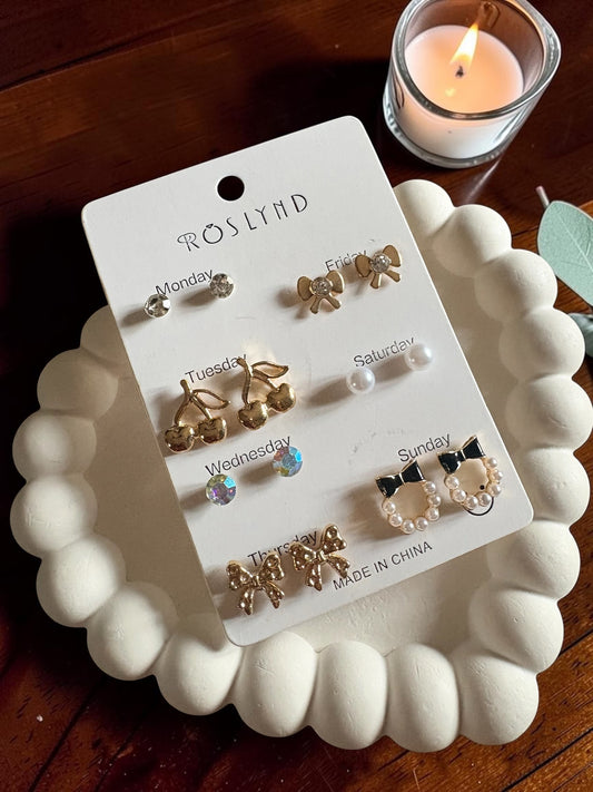 7-days earrings set(3)
