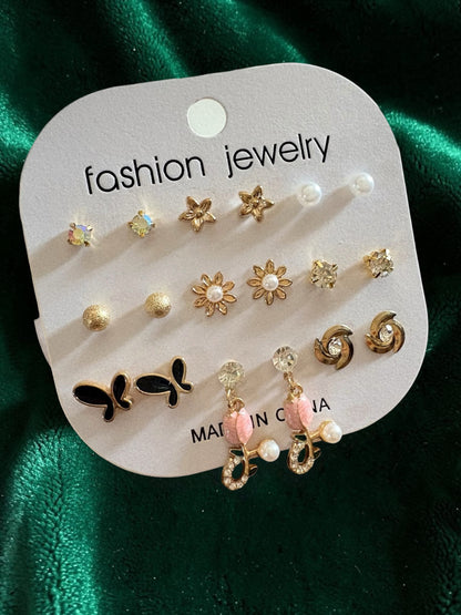 Tulip earrings set