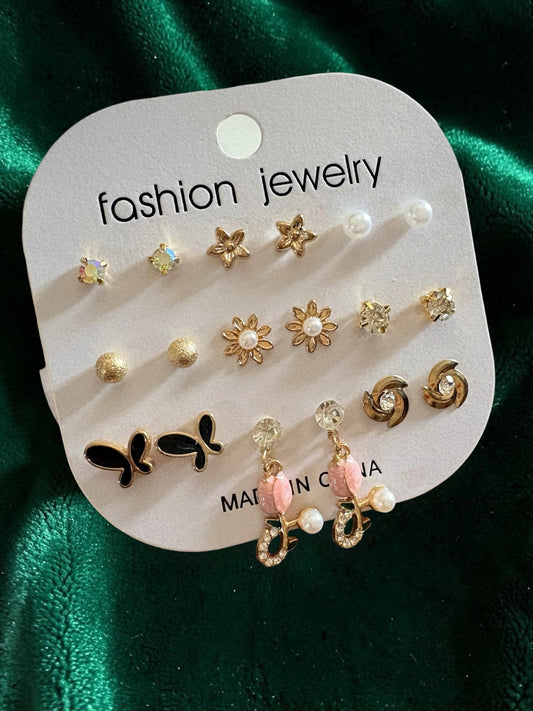 Tulip earrings set