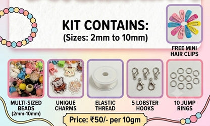 Beading and charms kit💕