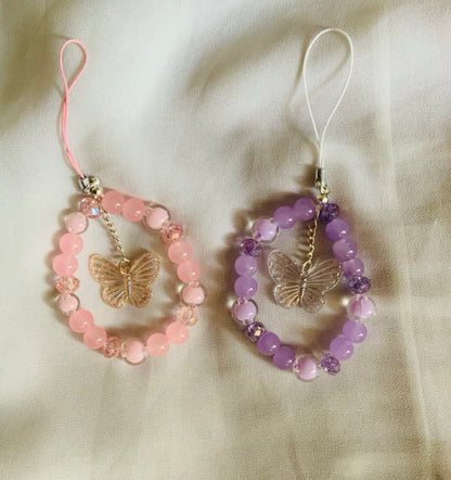Butterfly phone charm
