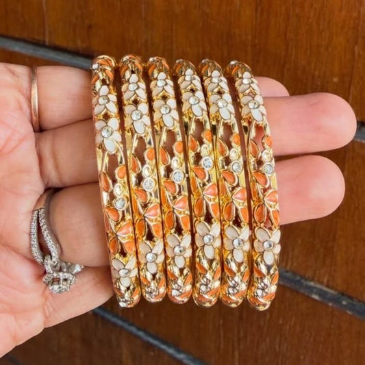 Orange blossom bangles