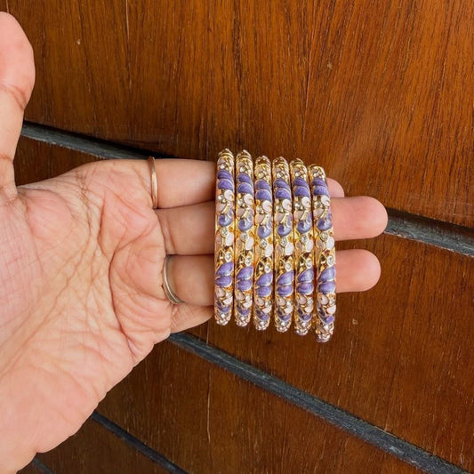 Purple beauty bangles