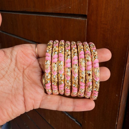Pink beauty bangles