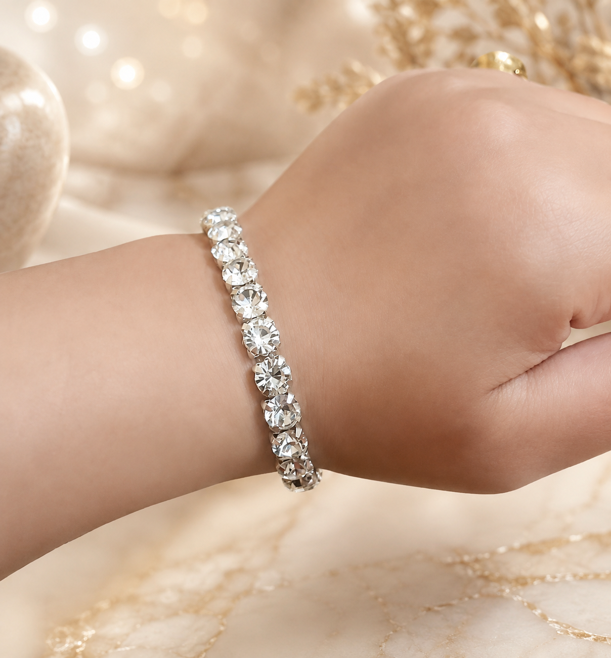 Rhinestone crystal bracelet